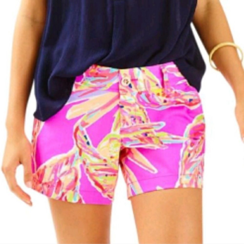 LILLY PULITZER | Callahan Shorts Sunseeker Amethyst Floral Women’s Size 00